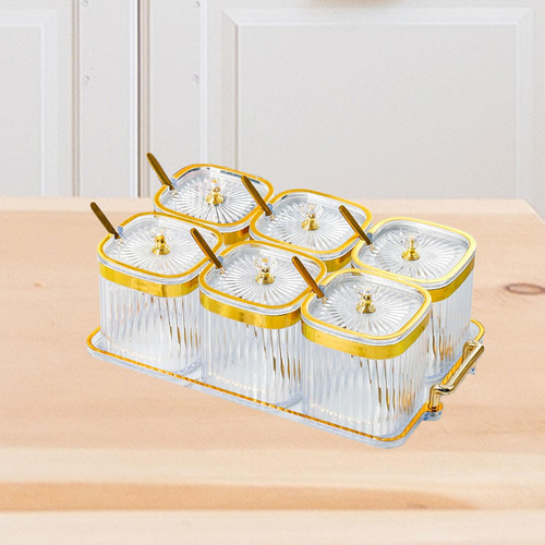 Caja De Condimentos, Botes De Condimentos, Tarros De Claro