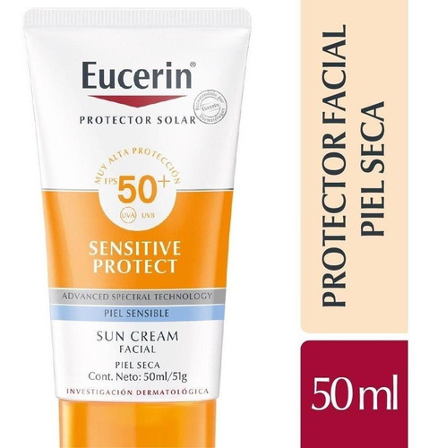 Eucerin Protector Solar Sensitive Protect Crema Facial 50+ F