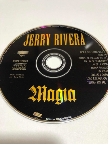 Cd Jerry Rivera Magia Sin Carátula