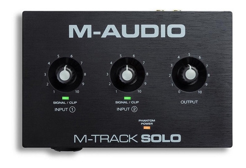 Interface De Audio M-audio Mtrack Solo