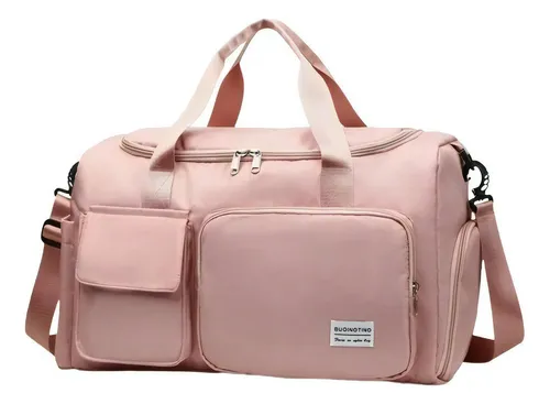 Bolso de mano y bandolera cruzada Travel Suitcase para mujer, color rosa