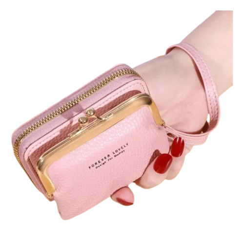 Cartera Billetera Monedero Corta Para La Muñeca Mujer