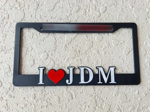 Porta Placa I Love Jdm