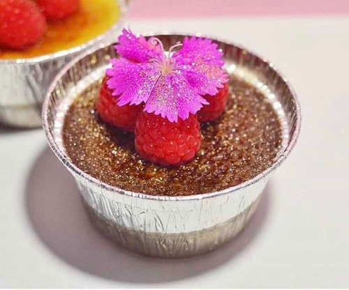 Molde Para Mini Flan Con Tapa/ Muffin Individual 10 Juegos
