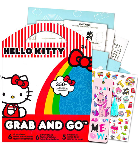 Juego De Actividades Con Pegatinas De Hello Kitty Para Niños