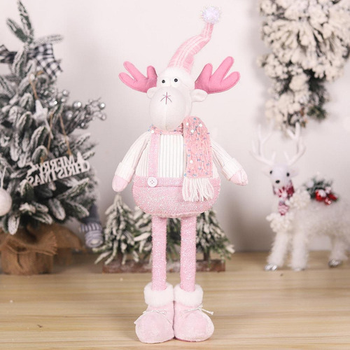 Figura Decorativa De Muñeca Navideña Figura Navideña Alce