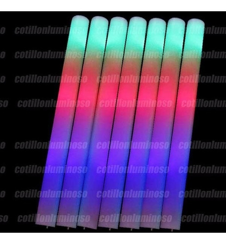 Imagen 2 de 9 de 50 Rompecocos Luminoso Barras Goma Esmpuma Cotillon