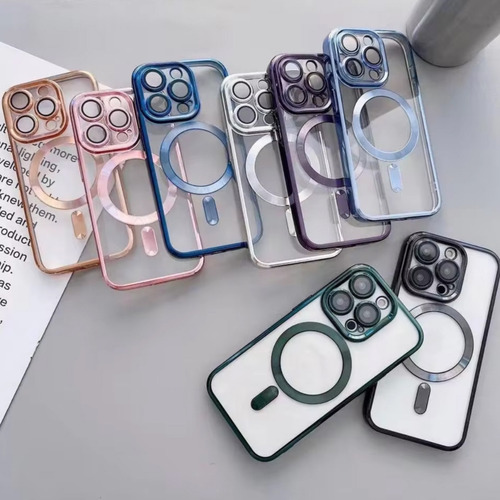 Funda Iphone 16 Pro Compatible Con Magsafe Transparente Magsafe