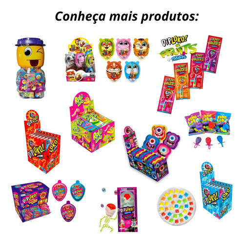 Kit Pirulito Com Pó Que Explode Na Boca 8 Sabores Nostalgia