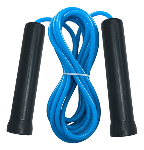 Speed Rope Soga Saltar Pvc Ecnomica Funcional Entrenamiento Color Azul