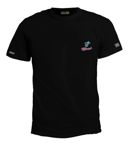 Camiseta Miami Heat Azul Básquet Basquetbol Phc