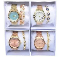 Comprar Kit 10 Relógios Femininos + Caixa Branca + Pulseiras Atacado