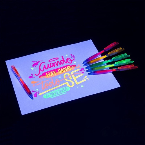 Imagen 3 de 3 de Lápices Lápiz Gel Pilot Pop Lol Poplol Set 6 Colores Color