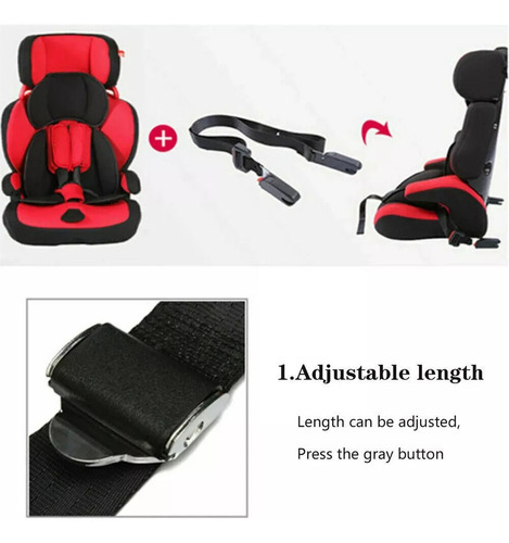 Correa Con Clip For Silla De Coche Isofix For Bebés/niños