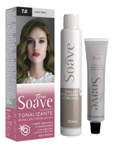  Coloração Tonalizante Tono Soave Capelli Tom 7.0 LOURO MEDIO