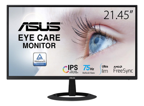 Asus 22  1080p Eye Care Monitor Vz22ehe Full Hd Ips 75hz 1ms