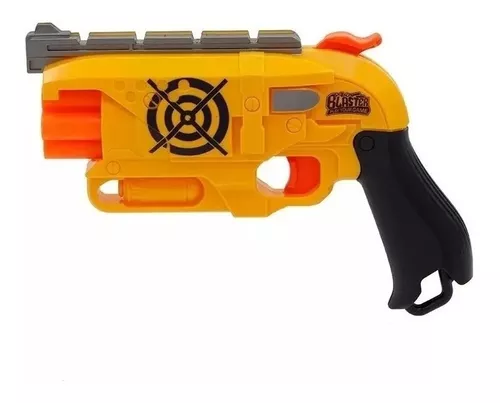 Pistola Arma Elite Dardos Blaster Gatilho Rápido Estilo Nerf