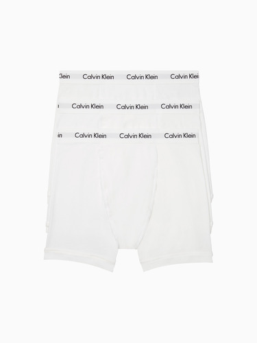 Pack 3 Bóxers Largos Cotton Stretch Blanco Calvin Klein