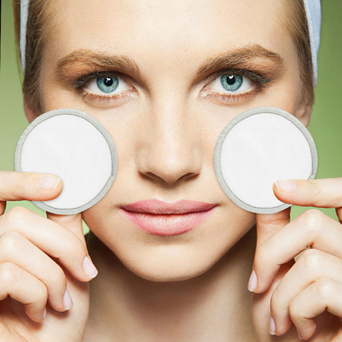 5x Removedor De Maquillaje Facial Almohadillas De Tela