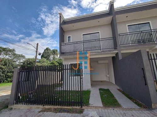 Imagem 1 de 19 de Sobrado De Esquina Com Dois Quartos Sendo Uma Suíte No Pinheirinho - So1611