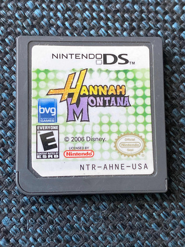 Hannah Montana Nintendo Ds Solo Cartucho