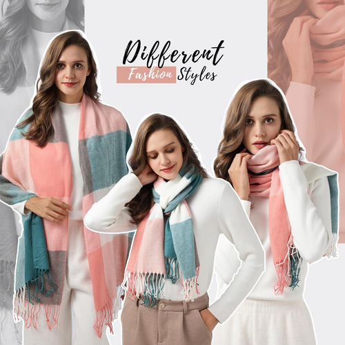 Clothirily Bufanda De Invierno For Mujer - Bufanda A