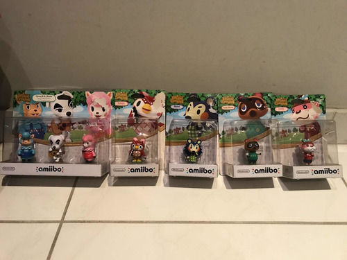 Animal Crossing Set De 5 Figuras Animales Nuevas Cerradas (Usado)