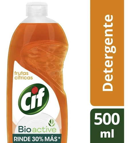 Cif Detergente Bio Active Frutas Citricas 500ml