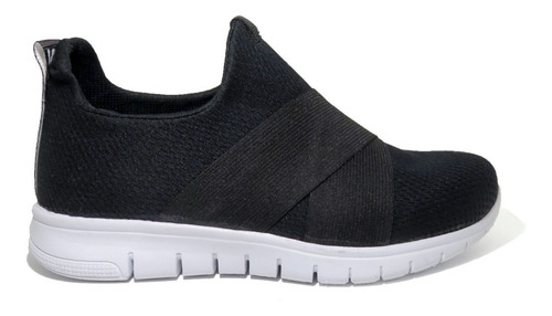 Imagen 1 de 6 de Zapatillas Deportivas Mujer Liviana Elastico Cruzado Friends