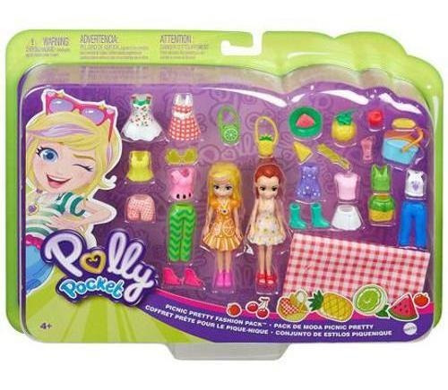 Bonecas Polly Pocket -conjunto De Estilos Piquenique