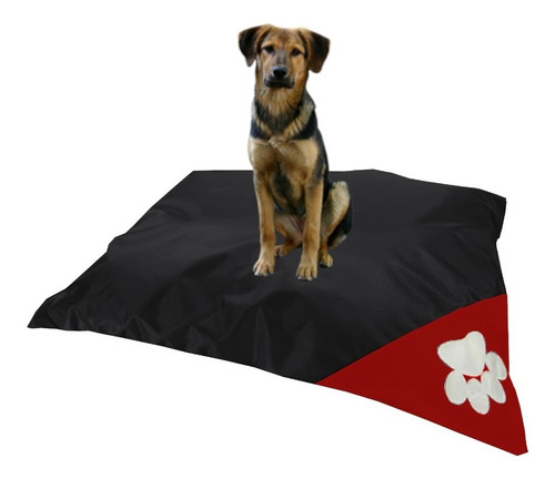 Cama Colchón Lavable Para Mascotas Gigante Color Negro