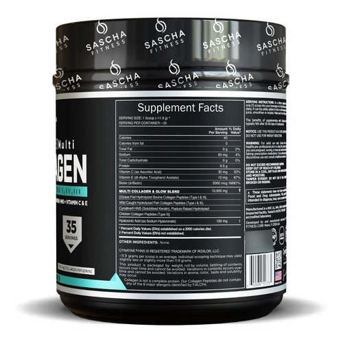 Imagen 3 de 4 de Sascha Fitness Colageno Suplemento Fit9