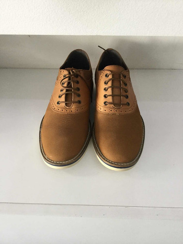 Zapato Casual De Nobuck Tipo Oxford Para Caballero 3319