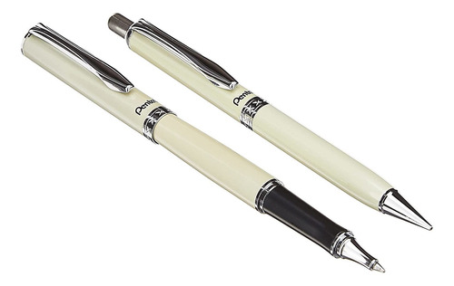Pentel Libretto Roller Gel Pen And Pencil Set With Gift Box,