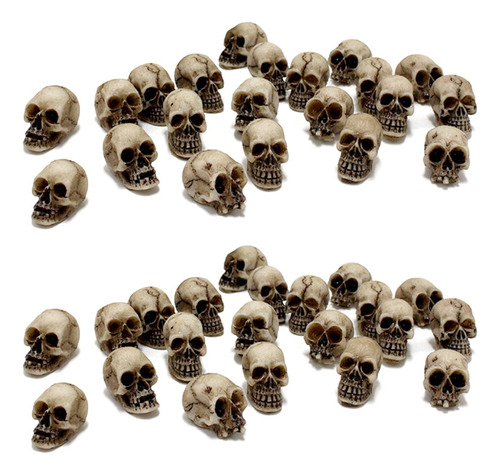 40 Piezas De Calaveras Humanas, Calaveras De Esqueleto Reali