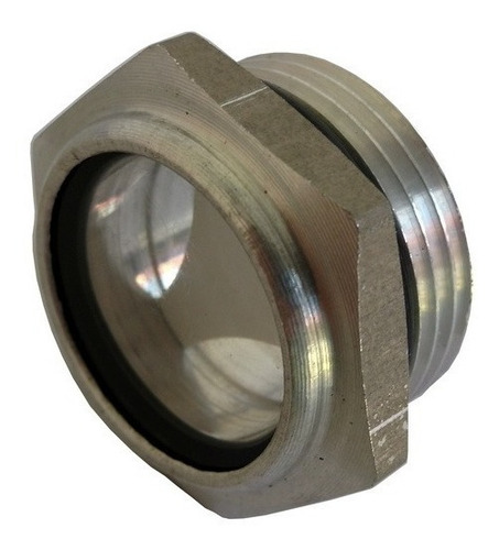 Imagem 2 de 5 de Visor De Nível Oleo Aluminio Rosca 3/4 Bsp