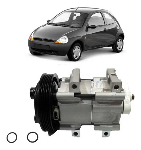 Compressor Ar Condicionado Ford Fiesta 1.0