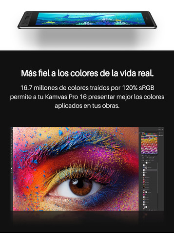 Tableta Grafica Huion Kamvas Pro 16 - Gt156 Con Soporte (Usado)