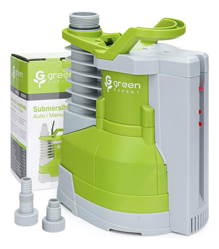 Green Expert - Bomba Sumergible De Sumidero De 1/2 Hp, 3000 