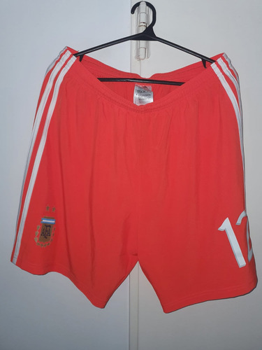 Short Arquero Seleccion Argentina Naranja #12 Utileria 