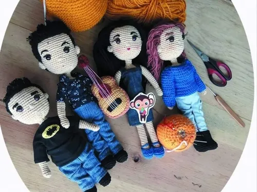 2 Personalizados Tejidos Amigurumi