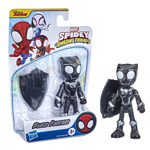 Figura Marvel Spidey And His Amazing Friends Black Panter