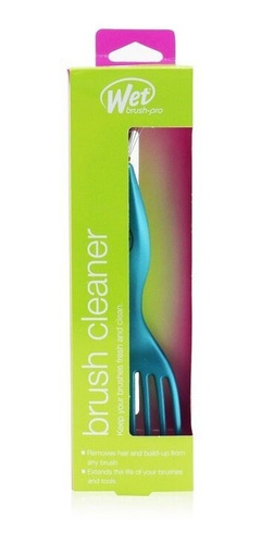 Cepillo para cabello desenredante Wet Brush Brush Cleaner celeste 2.362" de diámetro