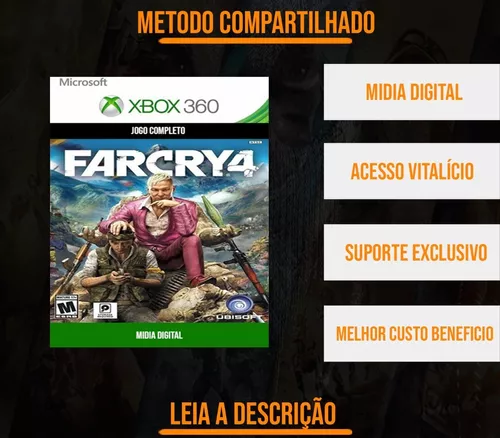 Far Cry 4 Xbox 360 Mídia Digital