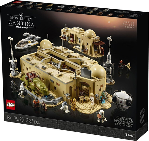 Lego Star Wars Cantina Mos Eisley Mbs - 75290 - 3187 Pz