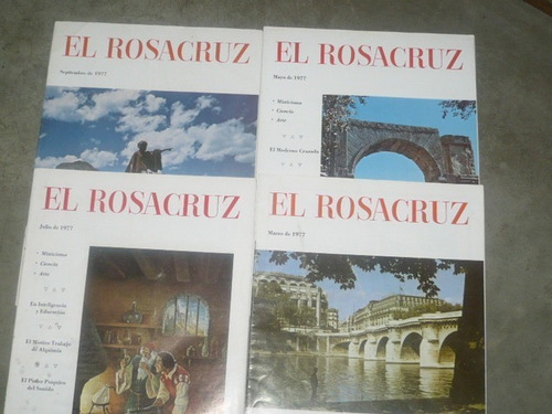 4 Revistas Antiguas El Rosacruz