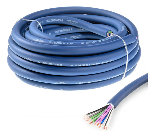 Topstronggear Cable De Altavoz De 9 Conductores De 20 Pies,