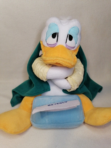 Peluche Original Pato Donald Enfermo Disney 30cm... - 