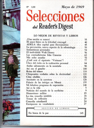 Selecciones Del Reader´s Digest Nº342 Mayo 1969