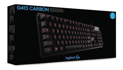 P Teclado Logitech G413 Carbon Mecánico Gaming